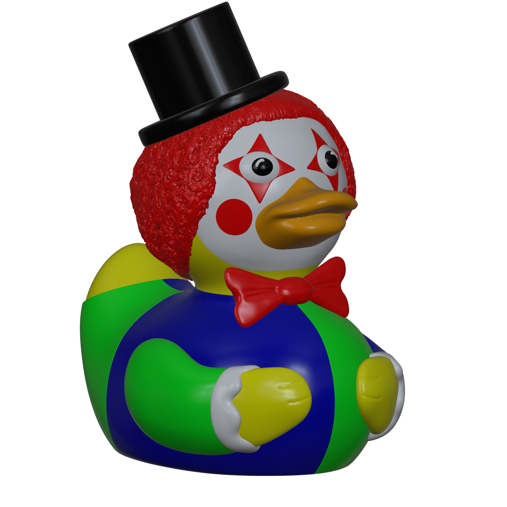Giggles the Clown Duck preview